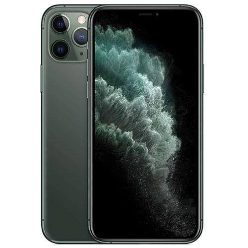 Apple iPhone 11 Pro Midnight Green Front and Back View