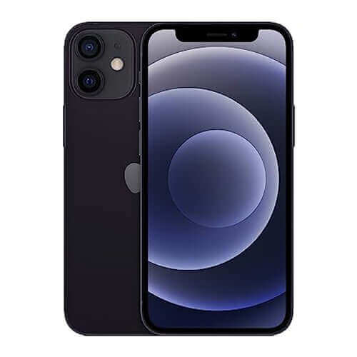 Apple iPhone 12 Mini Black Front and Back View