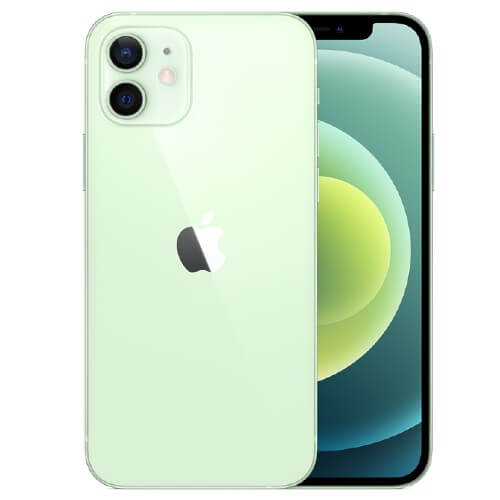 Apple iPhone 12 Mini Green Front and Back View