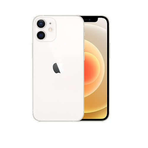 Apple iPhone 12 Mini White Front and Back View