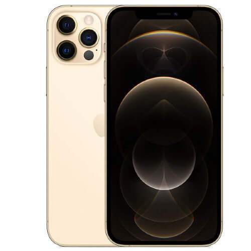 Apple iPhone 12 Pro Gold Front and Back View
