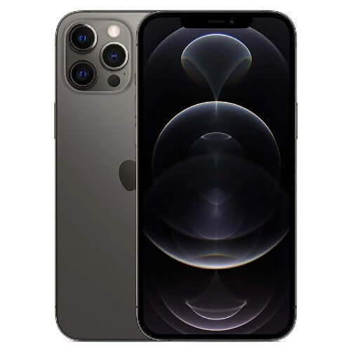 Apple iPhone 12 Pro Graphite Front and Back View