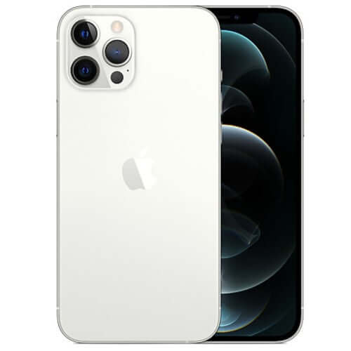 Apple iPhone 12 Pro Silver Front and Back View