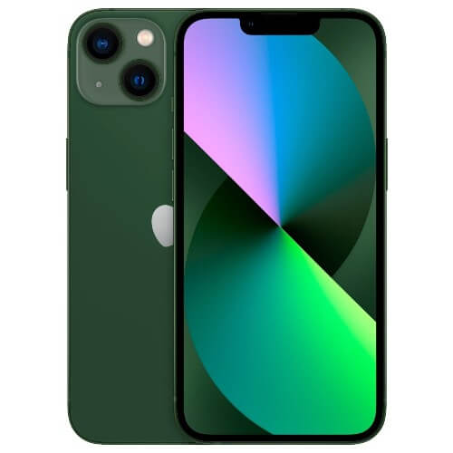 Apple iPhone 13 Mini Green Front and Back View