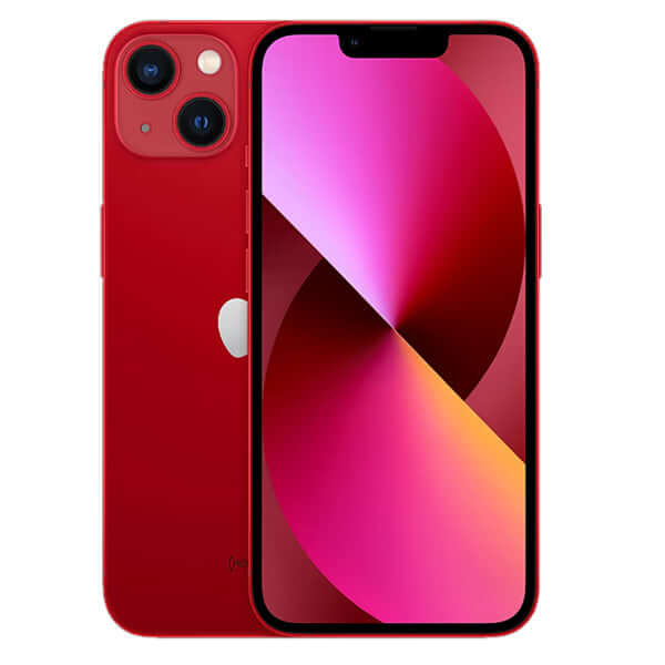 Apple iPhone 13 Mini Red Front and Back View